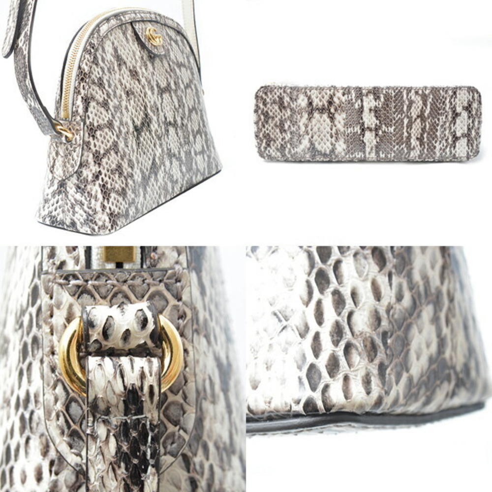 Gucci Ophidia Shoulder Bag Python White Black - image 2